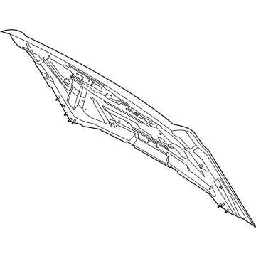 Ford N2DZ-16612-A HOOD ASY