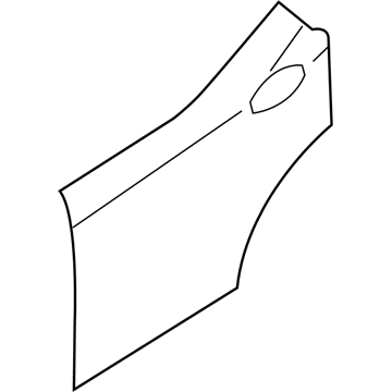 Hyundai 77111-2W000 Panel-Rear Door Outer, LH