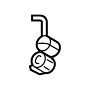 Hyundai 89330-G3000 Lock Assembly-Rear Seat Back, LH