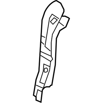 Hyundai 64566-D2000 Extension-Shock Absorber Housing Front, RH