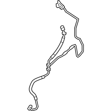 BMW 64-53-9-806-518 Pressure Hose, Condenser, Evaporator