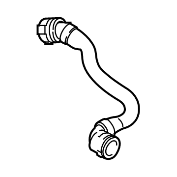 BMW 17-12-8-678-504 HOSE HEATER RETURN