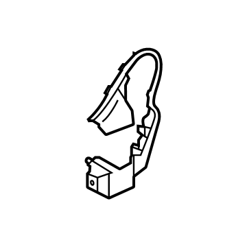 Nissan 87405-6RE0A Cover-Reclining Device, Front Seat OTR RH