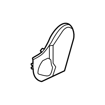 Nissan 87331-6RE0A Finisher-Cushion, Front Seat Inner RH