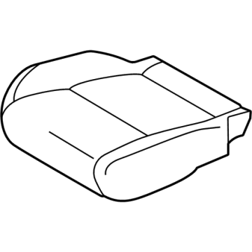 Nissan 87320-6RU1A TRIM ASSY-CUSHION, FRONT SEAT RH