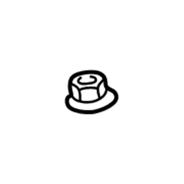 Toyota 90080-17225 Support Nut