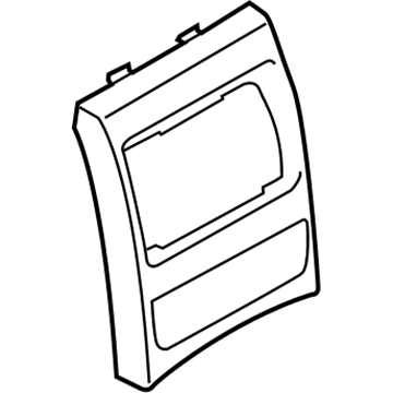 BMW 51-16-9-230-131 Cover Centre Console, Rear