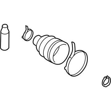Nissan C9GDA-2U60H Repair Kit - Dust Boot, Inner