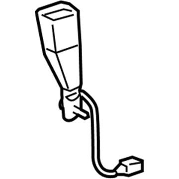 Lexus 73380-50250-A1 Belt Assy, Rear Seat, Inner