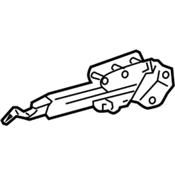 Lexus 73660-50050 Bracket Assy, Rear Seat Belt Inner Anchor, LH