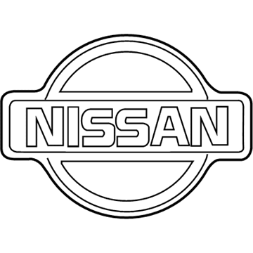 Nissan 62890-3KA0A Front Emblem
