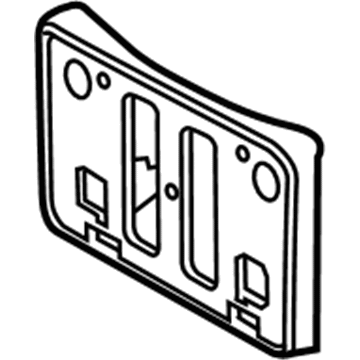 Toyota 52114-33470 License Bracket