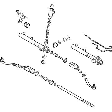 Hyundai 57700-0W100 Gear & Linkage Assembly-Power Steering