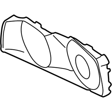 BMW 63-12-8-352-733 Left Lamp Lens Support