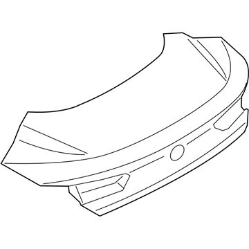 BMW 41-00-9-451-232 TRUNK LID:416021