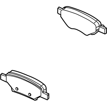GM 10365723 Pad Kit-Rear Disc Brake