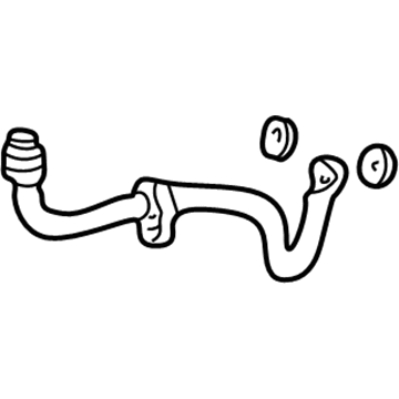 Honda 46431-SR3-934 Hose, Left Rear Brake (Nichirin)