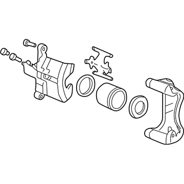 Honda 06453-SS0-505RM Caliper, Left Front (Reman)