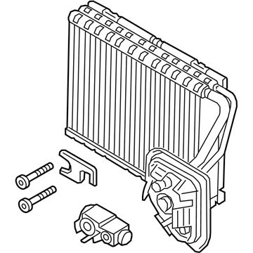 BMW 64-11-9-361-708 Evaporator