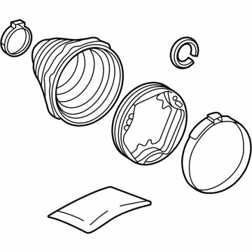 Lexus 04438-33150 Boot Kit, FR Drive S