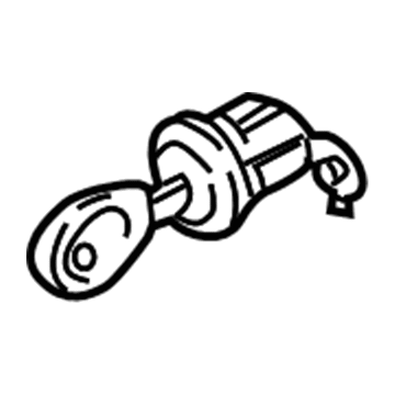 Nissan H0601-8J000 Cylinder Set-Door Lock