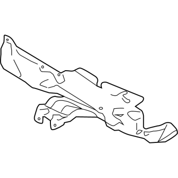 BMW 11-65-7-618-370 Heat Shield, Turbocharger, Bottom