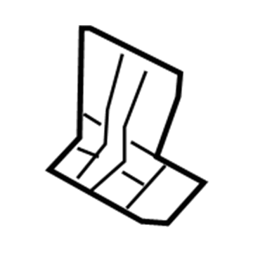 Kia 655712F250 GUSSET-Package Tray Side L