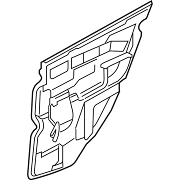 Nissan 82860-ZJ60A Screen-Seal Rear RH
