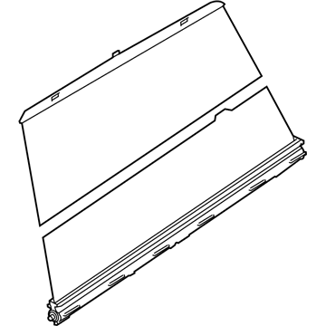 BMW 51-42-7-412-855 Roller Sun Screen, Left