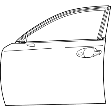 Lexus 67001-53160 Panel Sub-Assy, FR D