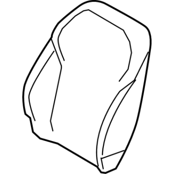 BMW 52-10-5-A0D-E46 COVER, SPORT BACKREST IMIT.