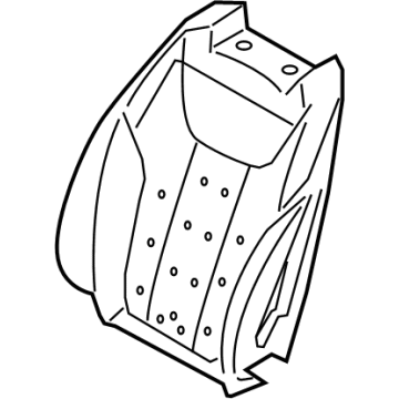 BMW 52-10-7-496-200 FOAM PAD, SPORT BACKREST, CL