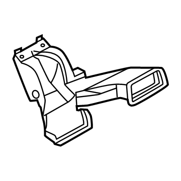 Nissan 27860-5MR0A DUCT-VENTILATOR, CENTER