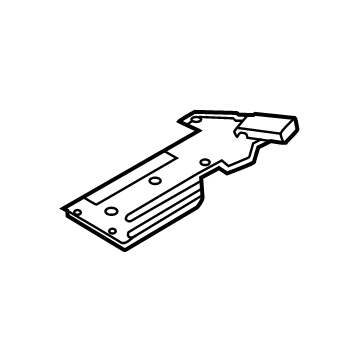 Nissan 27832-5MP0A DUCT-FLOOR, FRONT