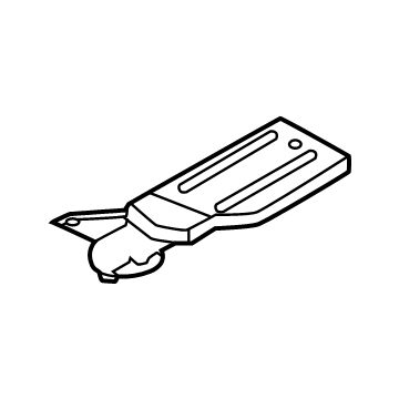 Nissan 27833-5MP0A DUCT-FLOOR, FRONT