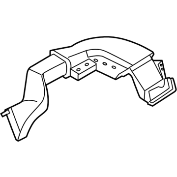 Nissan 27870-5MR0A DUCT-VENTILATOR, RH