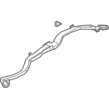 Nissan 27810-5MR0A NOZZLE-SIDE DEFROSTER, FRONT RH
