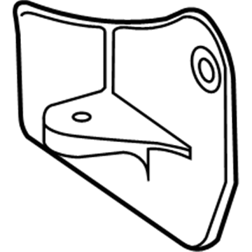 Lexus 65631-75010 Plate, Rear Wheel House, Front RH
