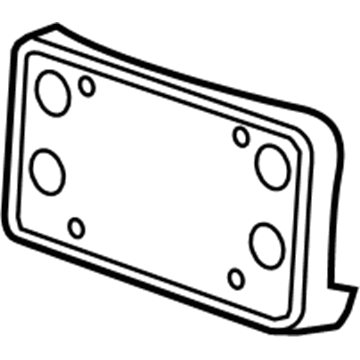GM 20965342 License Bracket