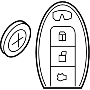 Infiniti 285E3-1CA7A Switch Assembly - Smart KEYLESS