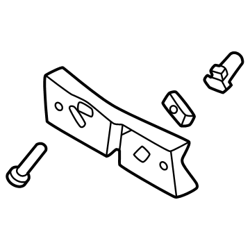 Nissan 96210-6GR5A BRACKET-LICENCE PLATE