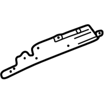 Lexus 66413-53010 Spacer, Side Rail, Front RH