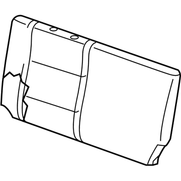 Nissan 88600-9FM5A Back Assy-Rear Seat, RH