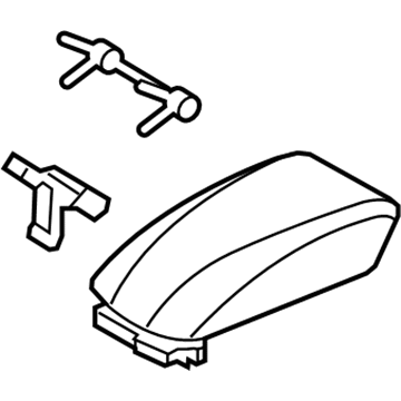 Hyundai 84660-3S350-HZ Console Armrest Assembly
