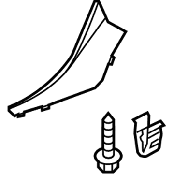 Hyundai 84690-3Q100-RAS Garnish Assembly-Crash Pad Center, LH