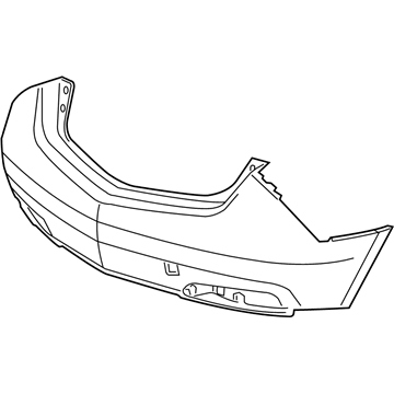 Acura 04715-SZN-A90ZZ Face, Rear Bumper (Dot)