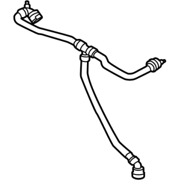BMW 17-12-7-856-738 HOSE CHARGE AIR COOLER