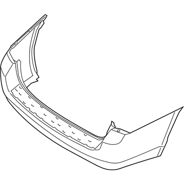 Kia 866114D001 Rear Bumper Cover