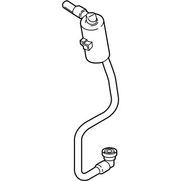 BMW 16-13-7-348-728 Vent Pipe With Dust Filter