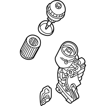 BMW 11-42-1-713-838 Support With Oil Filter